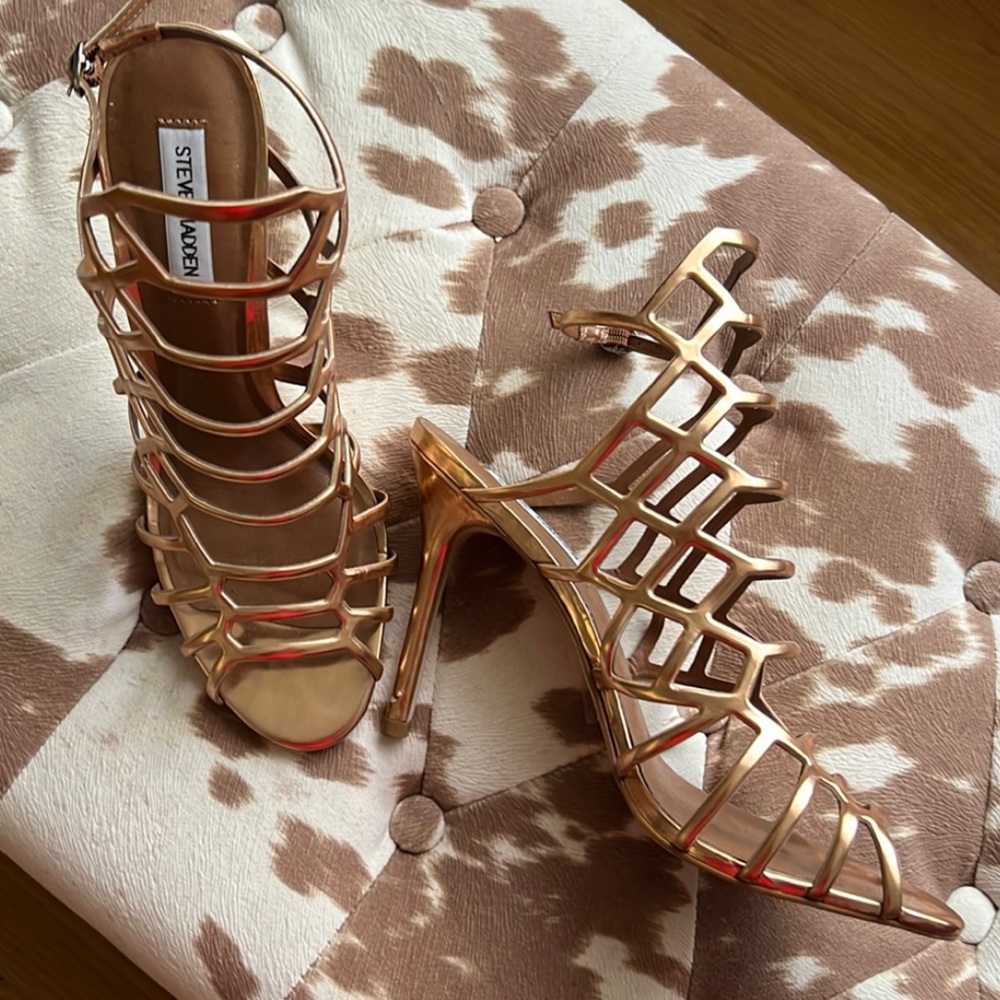Steve Madden Rose Gold Heels